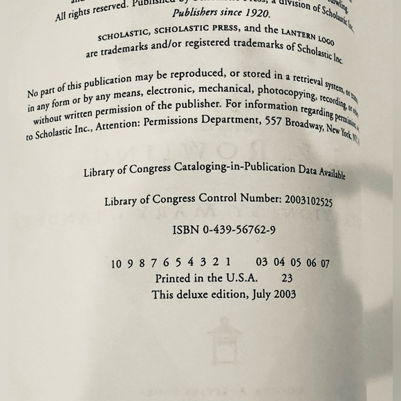 Harry Potter Order of the Phoenix Hardcover Deluxe Edition w/ Slipcover Box - Picture 10 of 13